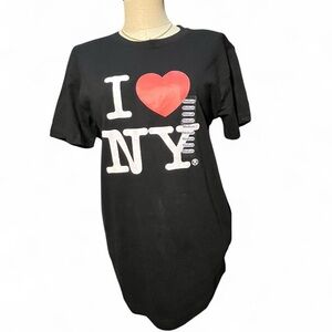 Black I Love NY Short Sleeve Tee